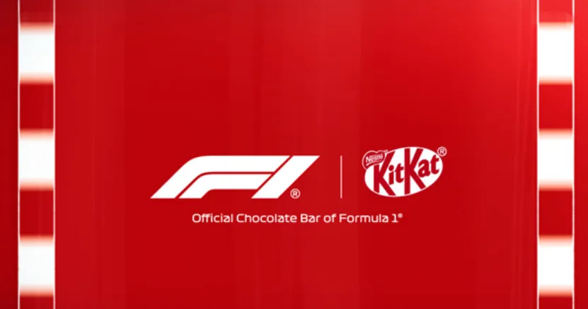 Ejemplo de patrocinio marca KitKat Nestle Formula 1